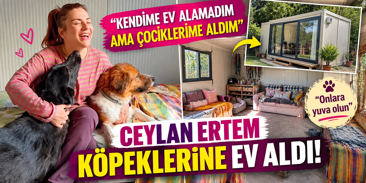TELİF GELİRLERİYLE KÖPEKLERİNE EV ALDI
